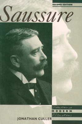 Saussure - Jonathan Culler