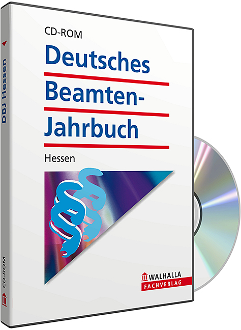 CD-ROM DBJ - Deutsches Beamten-Jahrbuch Hessen Datenbank (Grundversion) -  Walhalla Fachredaktion