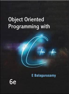 Object Oriented Programming with C++ - E. Balagurusamy