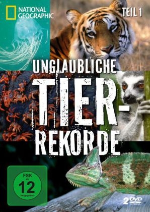 Unglaubliche Tier-Rekorde. Tl.1, 2 DVDs