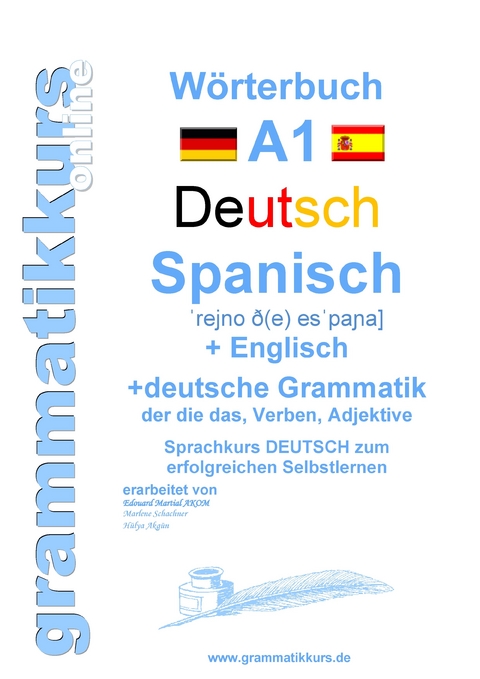 Wörterbuch Deutsch - Spanisch - Englisch A1 -  Marlene Schachner