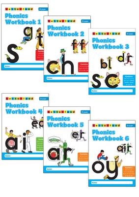 Phonics Workbooks (1-6) - Stamey Carter, Lyn Wendon