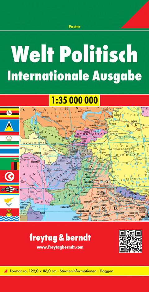 Welt Politisch, Weltkarte 1:35 Mio., Internationale Ausgabe - 