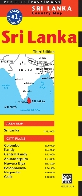 Sri Lanka Travel Map Third Edition - 