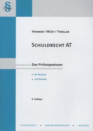 Schuldrecht AT - Karl-Edmund Hemmer, Achim Wüst