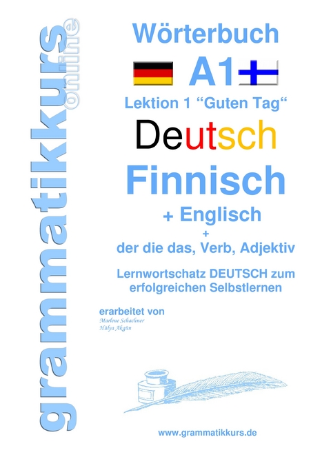 Wörterbuch Deutsch - Finnisch - Englisch Niveau A1 -  Marlene Schachner,  Edouard Akom
