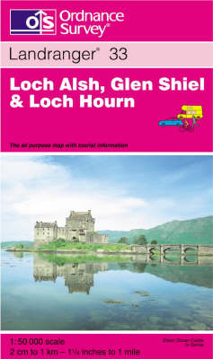 Loch Alsh, Glen Shiel and Loch Hourn -  Ordnance Survey