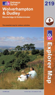 Wolverhampton and Dudley, Stourbridge and Kidderminster -  Ordnance Survey