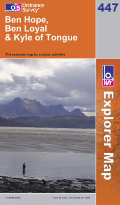 Ben Hope, Ben Loyal and Kyle of Tongue -  Ordnance Survey