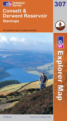 Consett and Derwent Reservoir -  Ordnance Survey