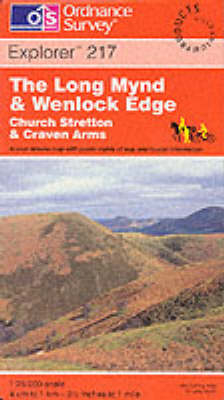 Long Mynd and Wenlock Edge, Church Stretton and Craven Arms -  Ordnance Survey