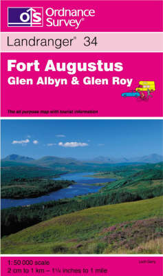 Fort Augustus, Glen Albyn and Glen Roy -  Ordnance Survey