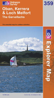 Oban, Kerrera and Loch Melfort -  Ordnance Survey