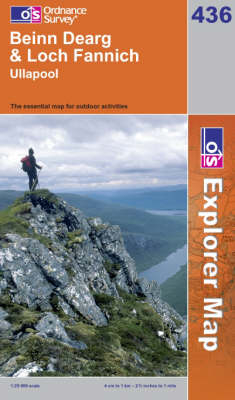 Beinn Dearg and Loch Fannich -  Ordnance Survey