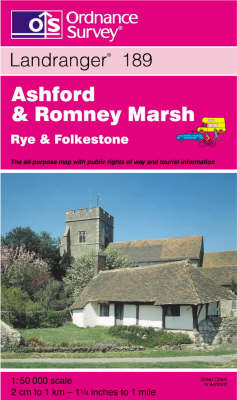 Ashford and Romney Marsh, Rye and Folkestone -  Ordnance Survey