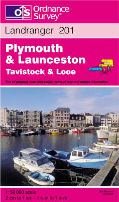 Plymouth and Launceston, Tavistock and Looe -  Ordnance Survey