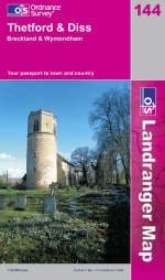 Thetford and Diss, Breckland and Wymondham -  Ordnance Survey