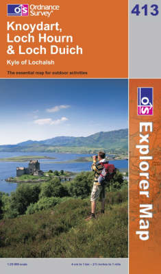 Knoydart, Loch Hourn and Loch Duich -  Ordnance Survey