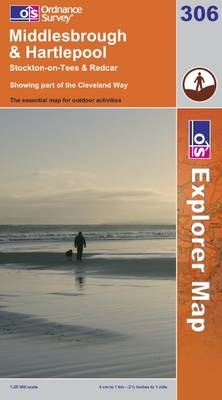 Middlesbrough and Hartlepool, Stockton-on-Tees and Redcar -  Ordnance Survey