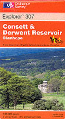 Consett and Derwent Reservoir -  Ordnance Survey