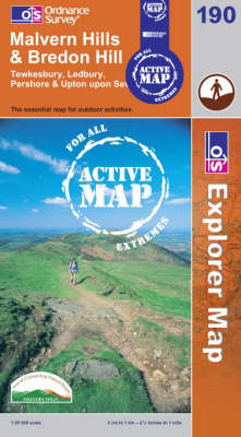 Malvern Hills and Bredon Hill -  Ordnance Survey