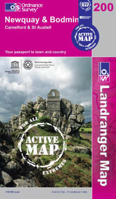 Newquay and Bodmin, Camelford and St.Austell -  Ordnance Survey