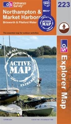 Northampton and Market Harborough, Brixworth and Pitsford Water -  Ordnance Survey