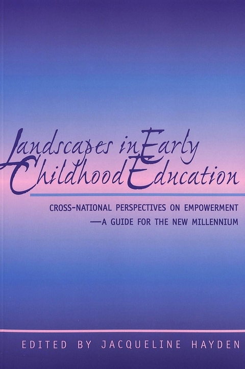 Landscapes in Early Childhood Education - 