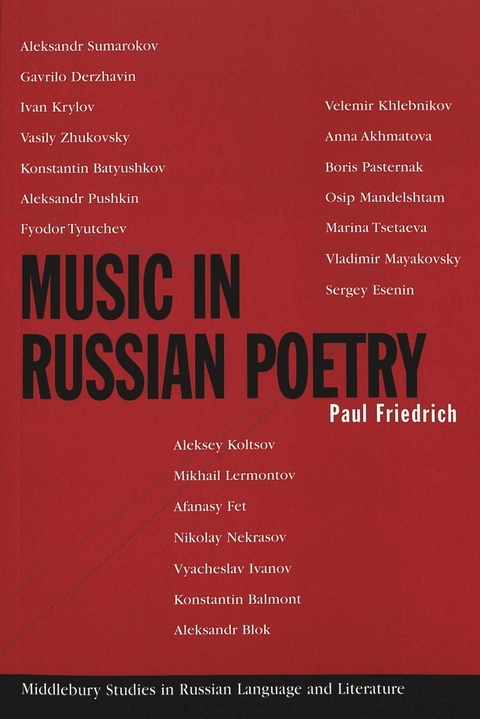 Music in Russian Poetry - Paul Friedrich