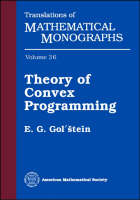 Theory of Convex Programming - E.G. Goldstein