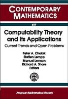 Computability Theory and Its Applications