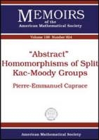Abstract Homomorphisms of Split Kac-Moody Groups