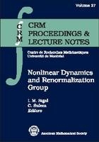 Nonlinear Dynamics and Renormalization Group - C. Sulem, Israel Michael Sigal