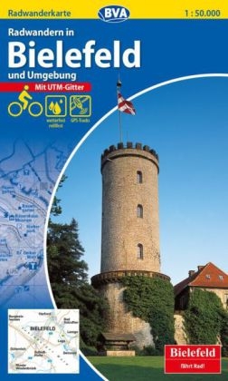 Radwanderkarte BVA Radwandern in Bielefeld und Umgebung 1:50.000, reiß- und wetterfest, GPS-Tracks Download