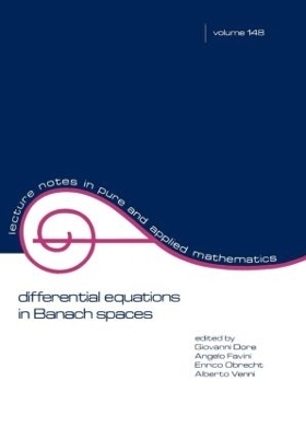 Differential Equations in Banach Spaces - 