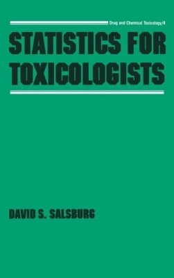 Statistics for Toxicologists - David S. Salsburg