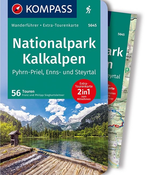 KOMPASS Wanderführer Nationalpark Kalkalpen - Pyhrn-Priel, Enns- und Steyrtal - Franz und Philipp Sieghartsleitner
