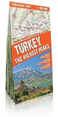 terraQuest Trekking Map Turkey -  terraQuest