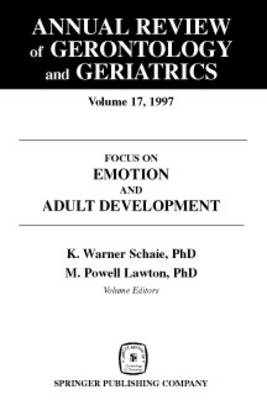 Annual Review of Gerontology and Geriatrics v. 17; Focus on Emotion and Adult Development - 