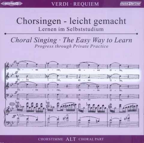 Missa da Requiem, Chorstimme Alt - Giuseppe Verdi