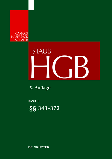 Handelsgesetzbuch / §§ 343-362