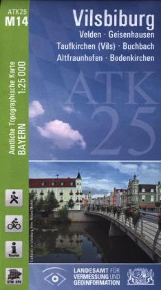 ATK25-M14 Vilsbiburg (Amtliche Topographische Karte 1:25000) - Breitband und Vermessung Landesamt für Digitalisierung  Bayern