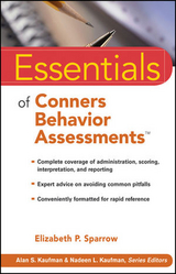 Essentials of Conners Behavior Assessments - Elizabeth P. Sparrow