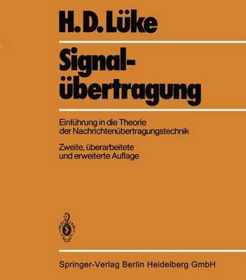 Signala1/4bertragung - H D Lke, Hans Dieter Luke