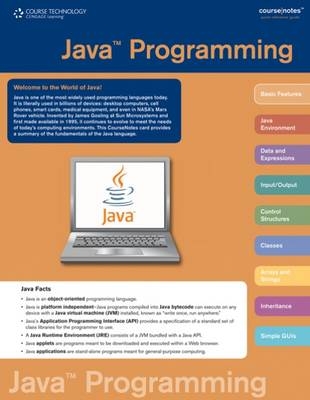 Java Coursenotes -  Course Technology