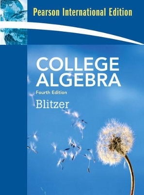 College Algebra - Robert F. Blitzer