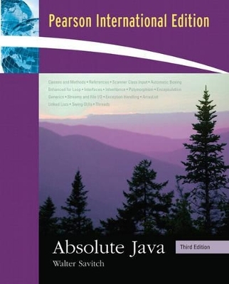 Absolute Java - Walter Savitch