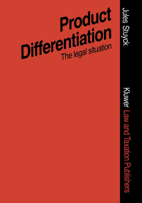 Product Differentiation in Terms of Packaging Presentation, Advertising, Trade Marks, ETC. - Jules Stuyck