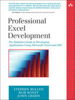 Professional Excel Development - Stephen Bullen, Rob Bovey, John Green