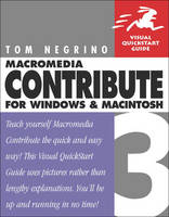 Macromedia Contribute 3 for Windows and Macintosh - Tom Negrino